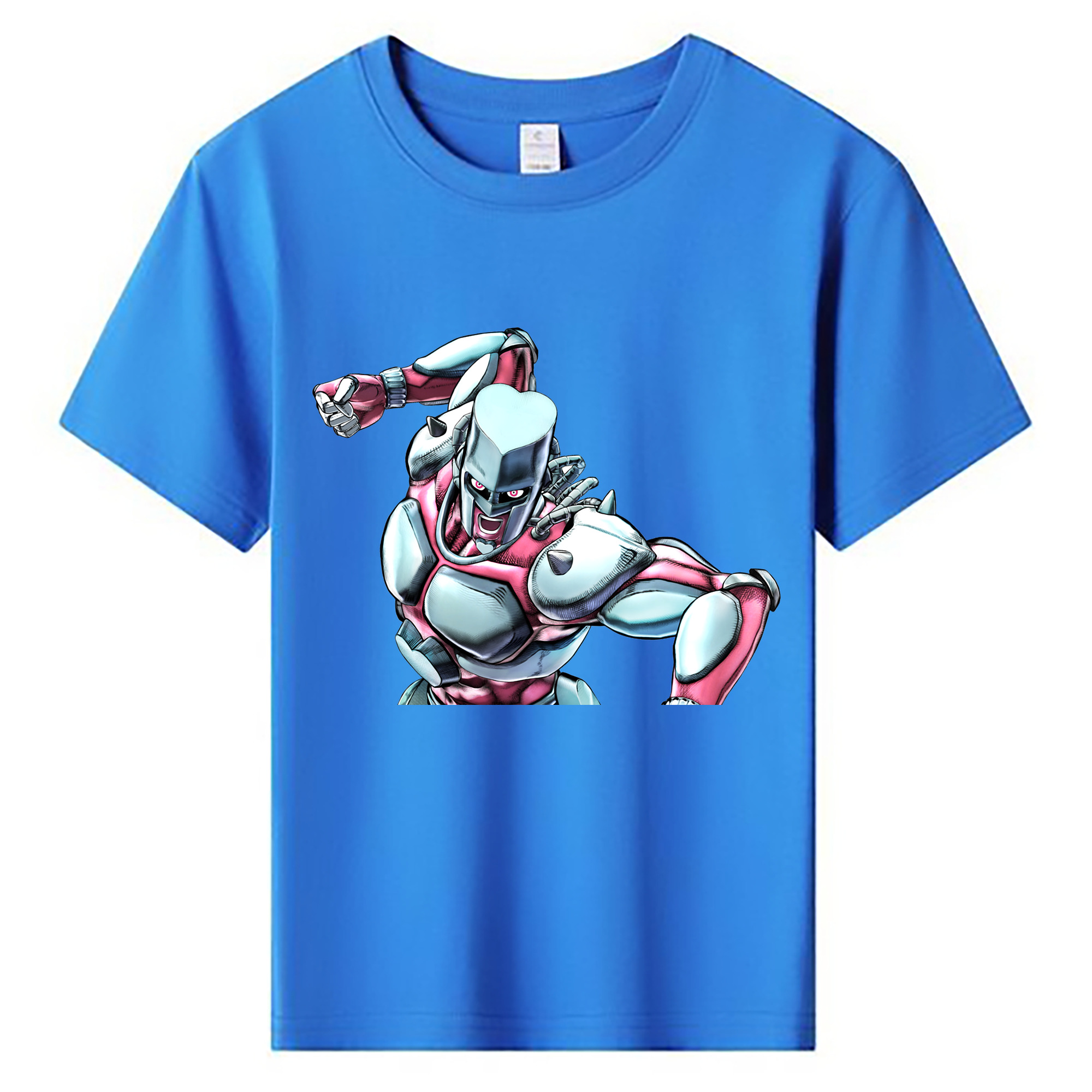 （画像用） ジョジョの奇妙な冒険 ひがしかた じょうすけ JoJo's Bizarre Adventure Higashikata Josuke 綿100％キッズTシャツ（フロントプリント）